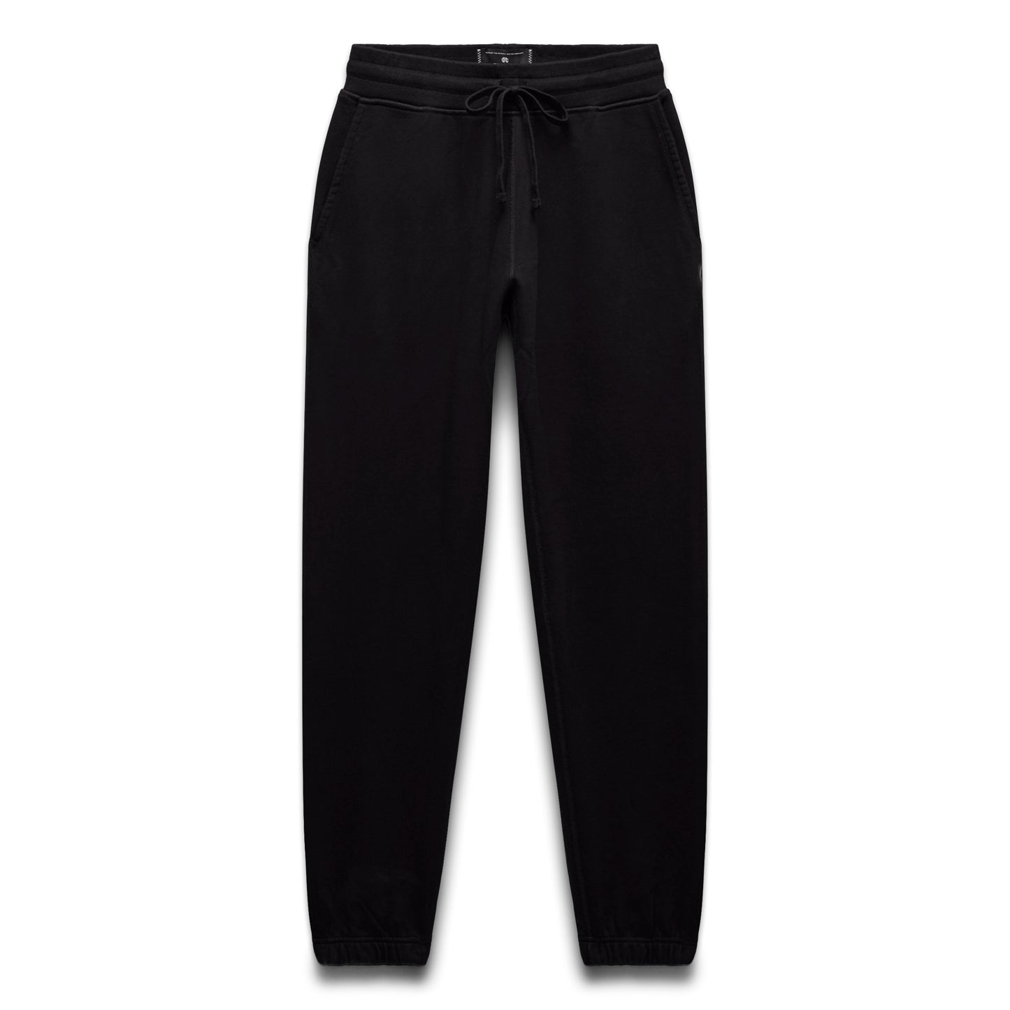 Kyoto Black Midweight Terry Standard Sweatpant