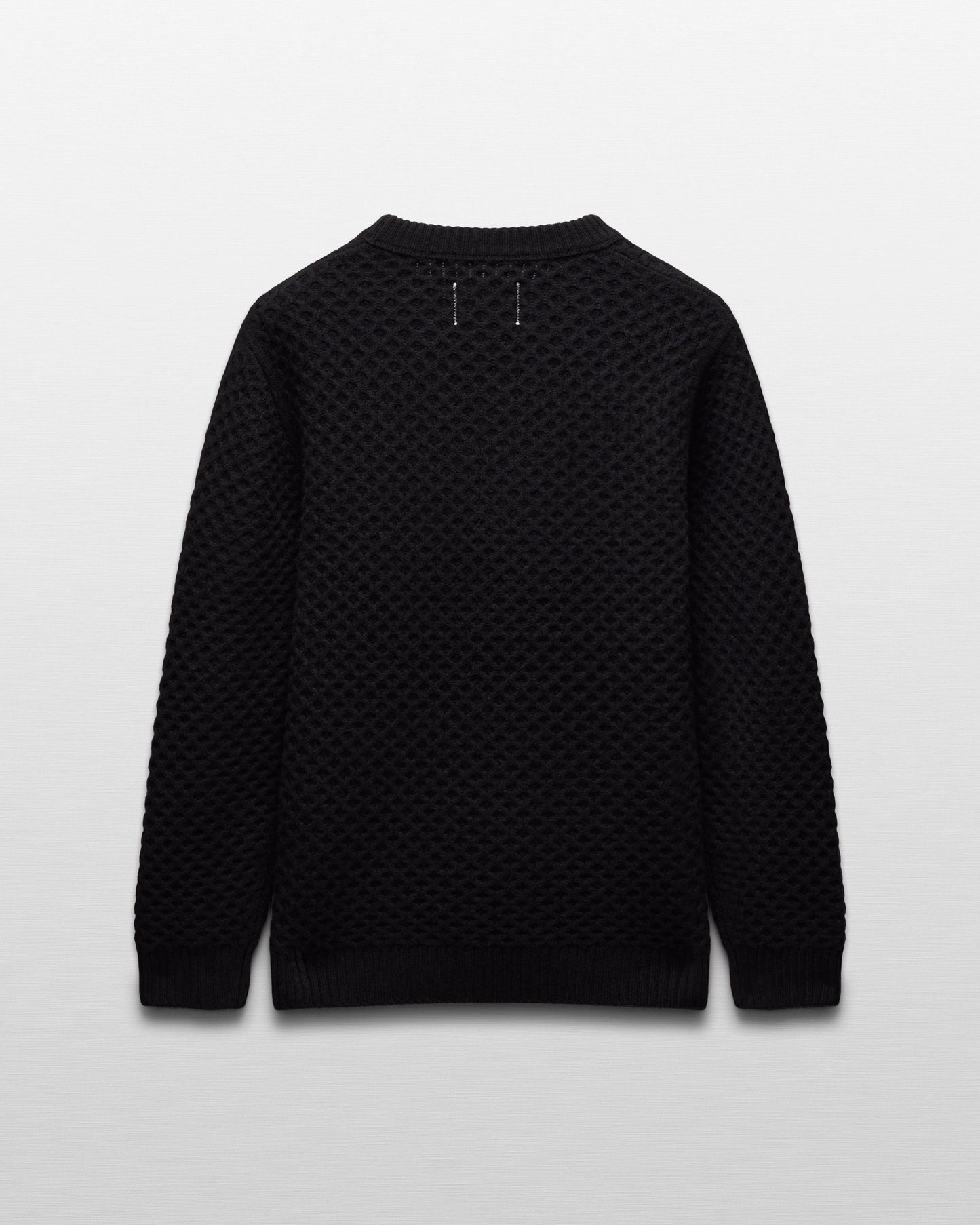 Merino Honeycomb Crewneck