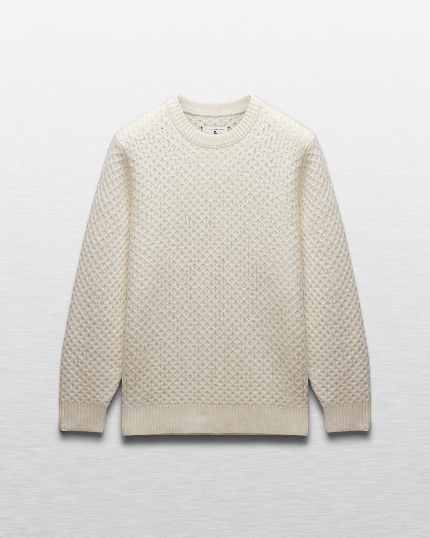 Merino Honeycomb Crewneck