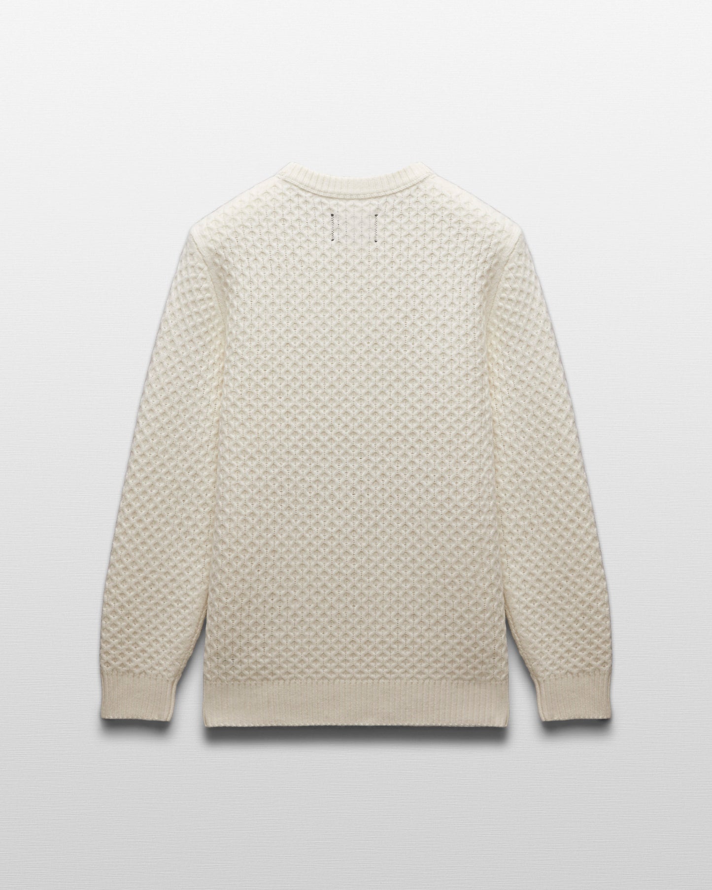 Merino Honeycomb Crewneck