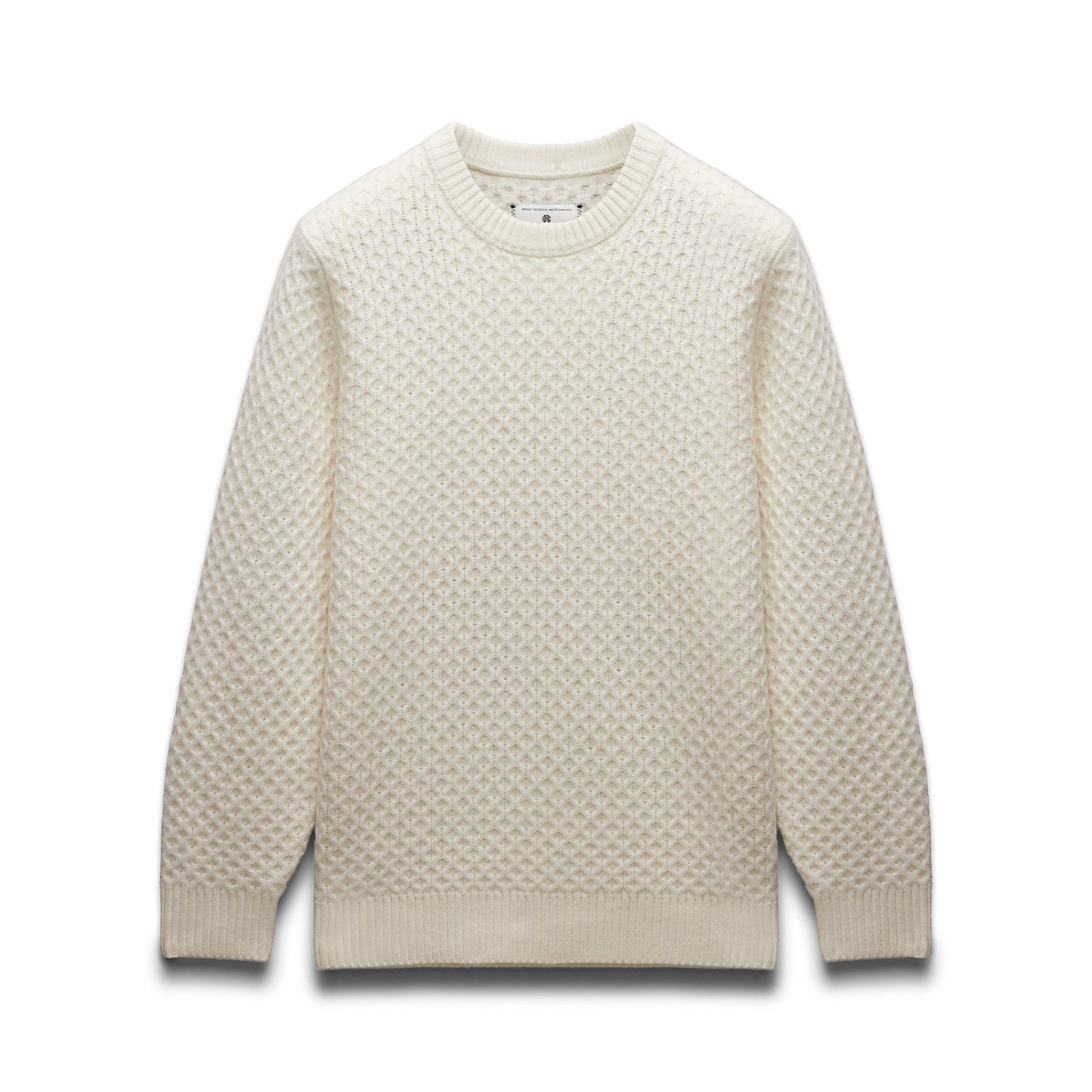 Merino Honeycomb Crewneck