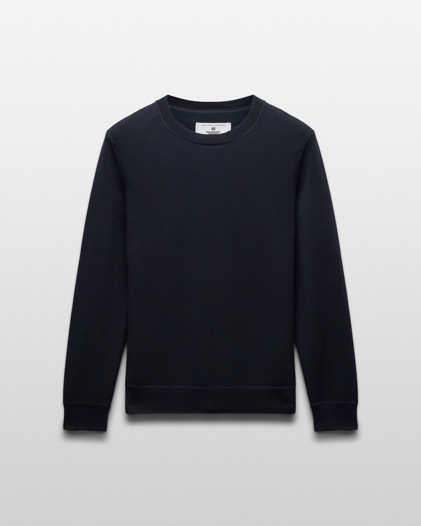 Supima Pique Ace Crewneck