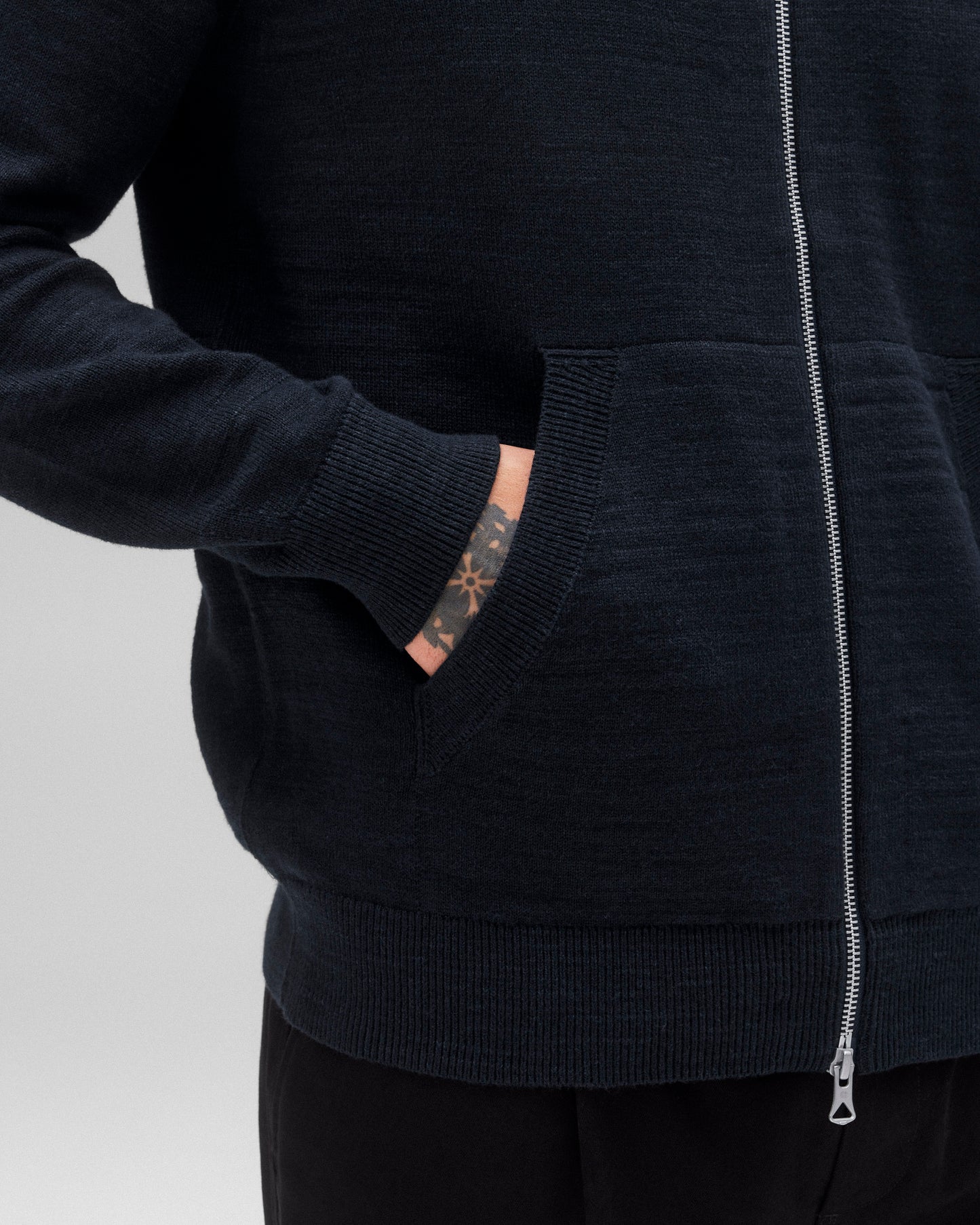 Cotton Slub Laurel Full Zip Hoodie