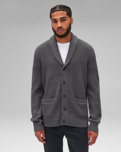 Merino Rib Vinnie Shawl Cardigan