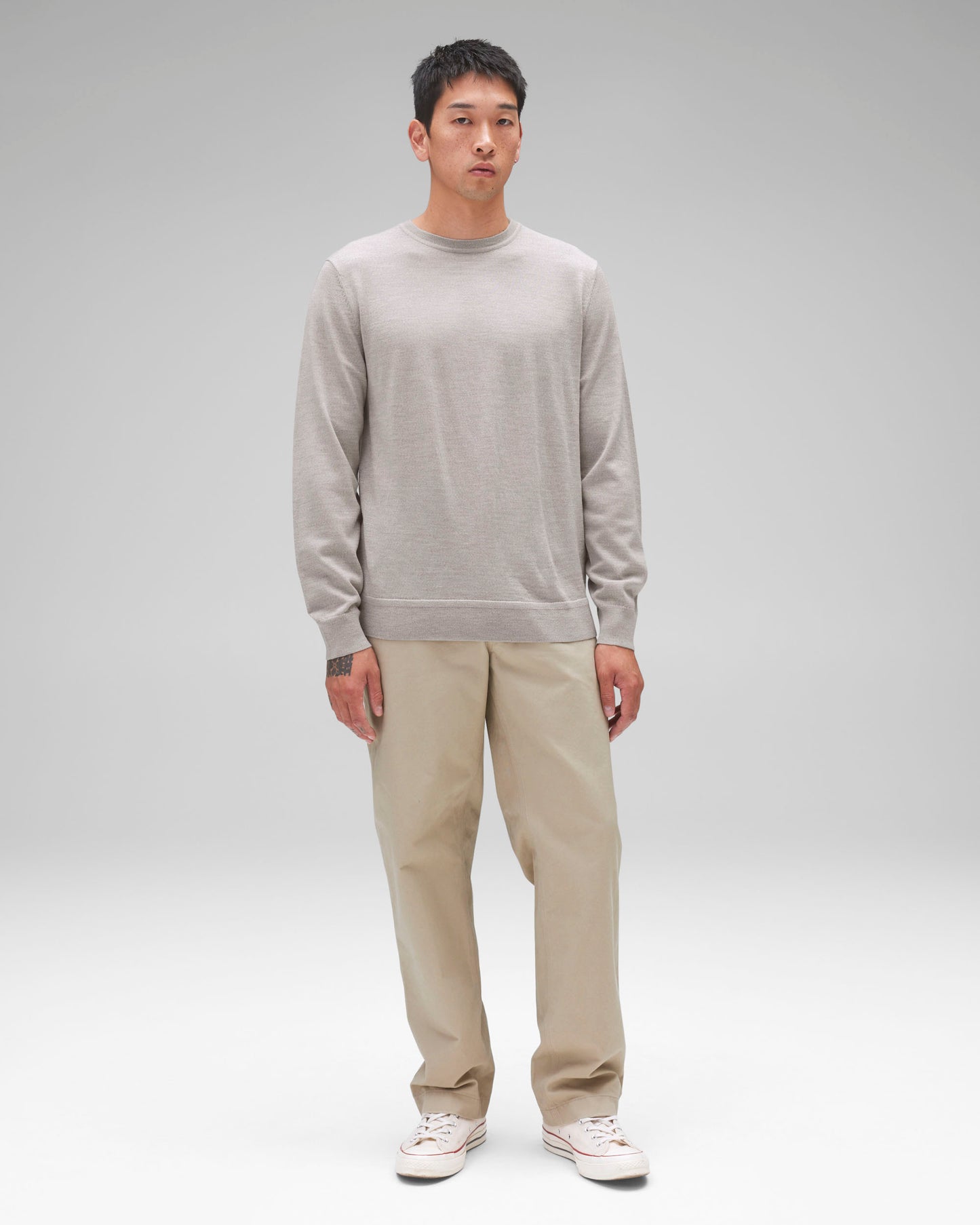 Lightweight Merino Harry Crewneck