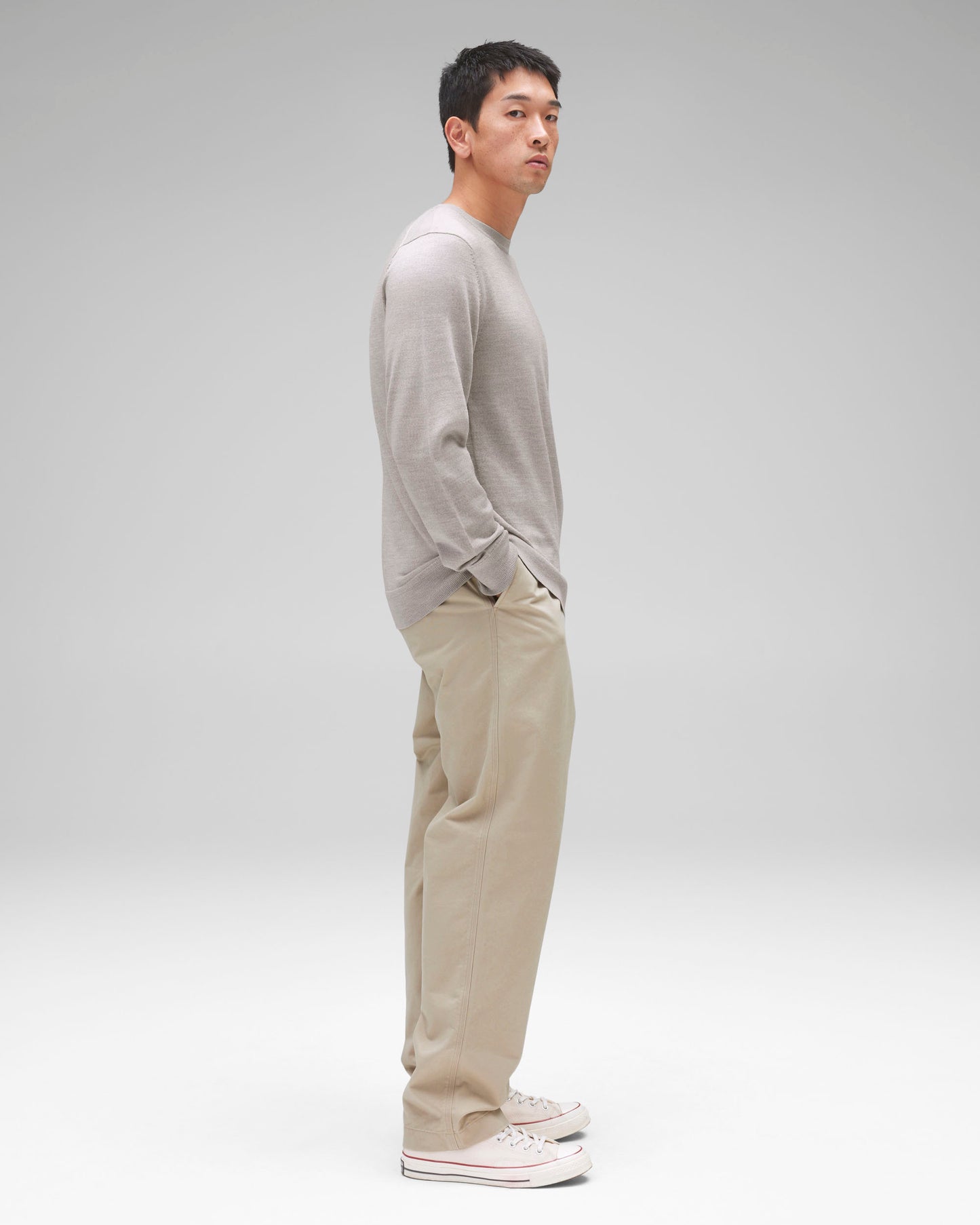 Lightweight Merino Harry Crewneck