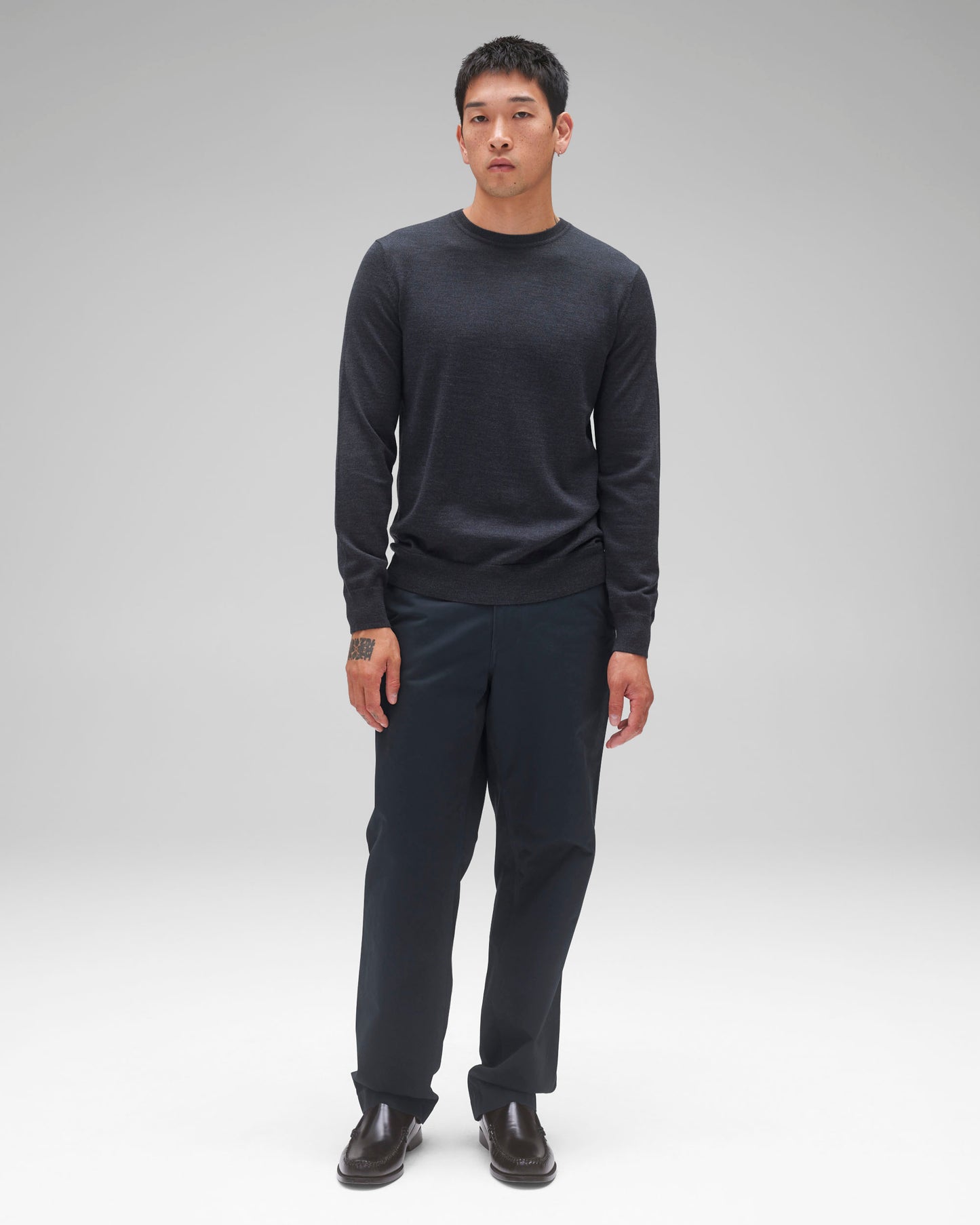 Lightweight Merino Harry Crewneck