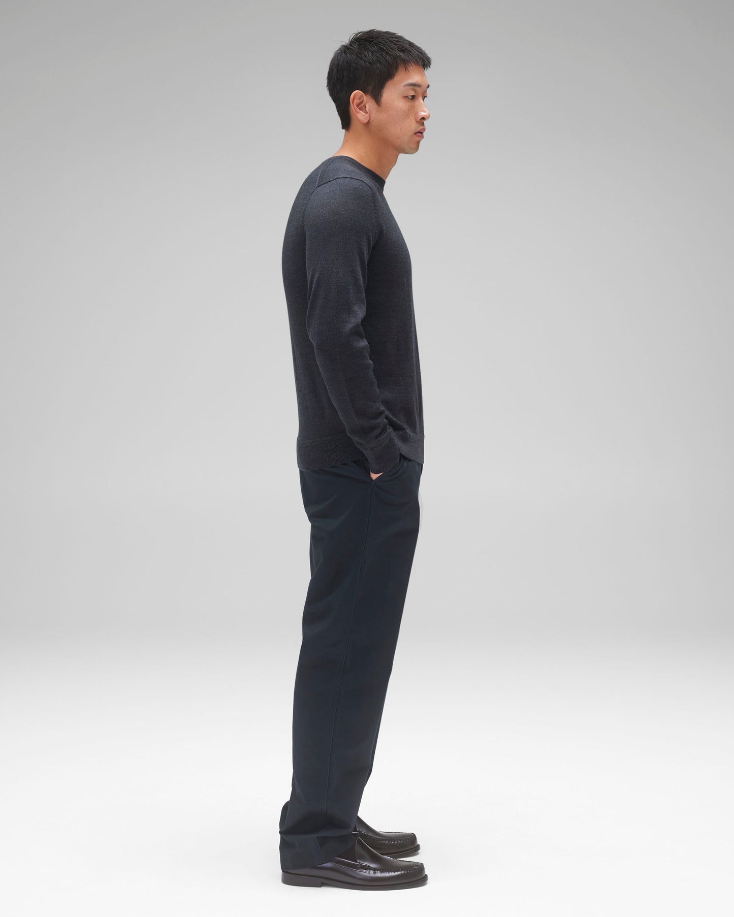 Lightweight Merino Harry Crewneck