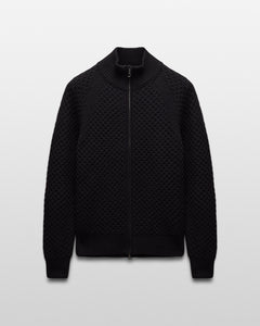 Merino Honeycomb Track Jacket