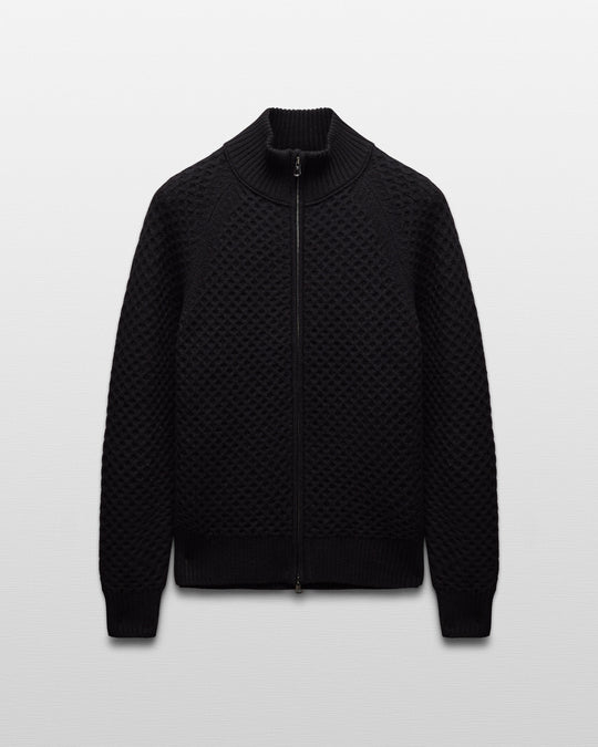 Merino Honeycomb Track Jacket