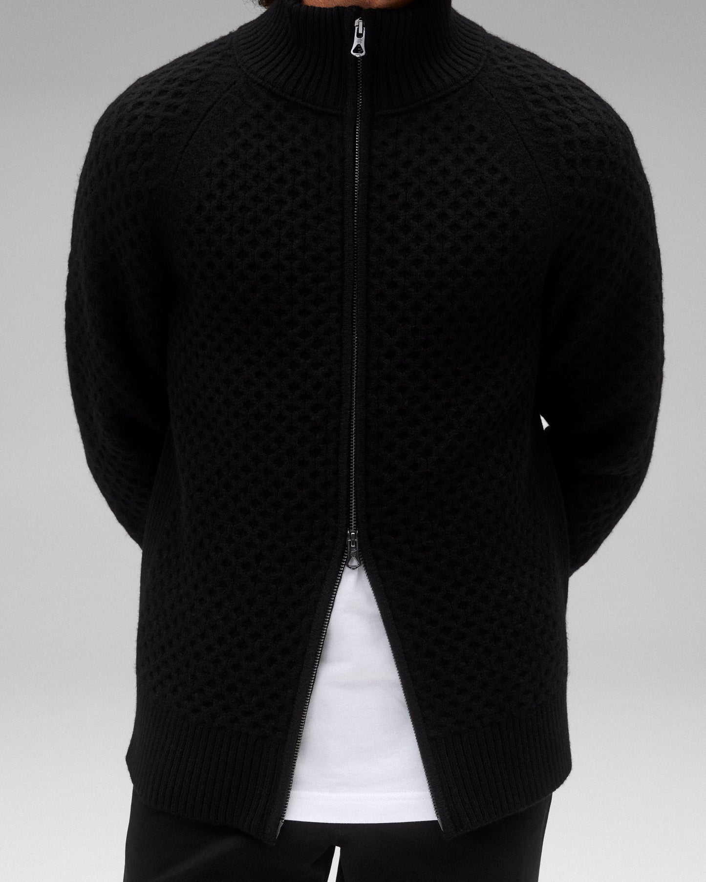 Merino Honeycomb Track Jacket