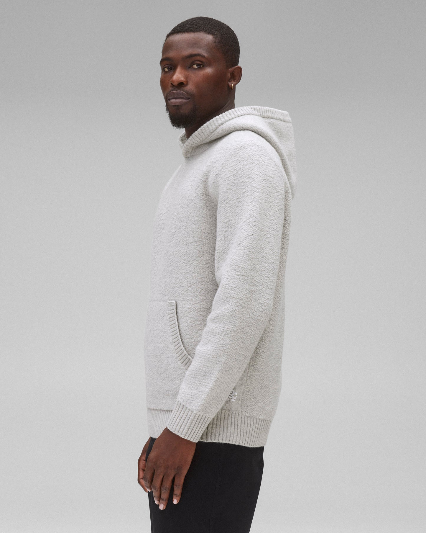 Textured Boucle Turf Hoodie