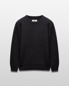 Textured Boucle Turf Crewneck