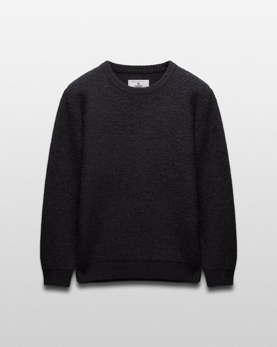 Textured Boucle Turf Crewneck