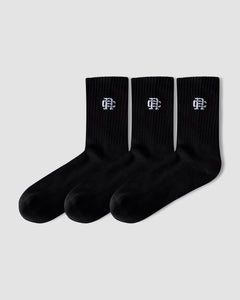 3-Pack Classic Mid Crew Sock