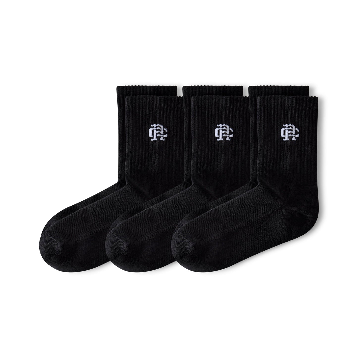 3-Pack Classic Mid Crew Sock