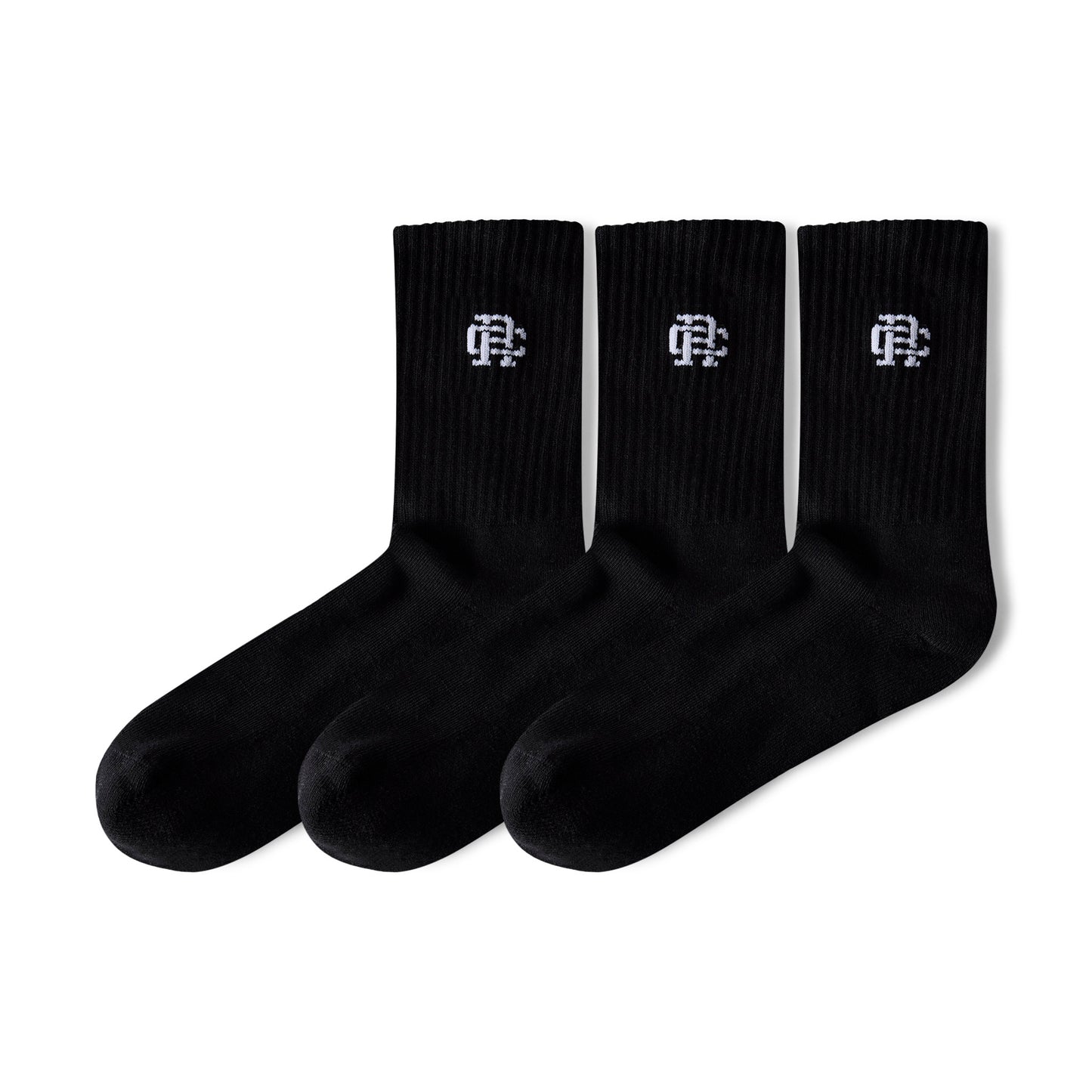 3-Pack Classic Mid Crew Sock