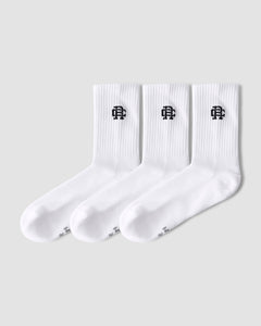 3-Pack Classic Mid Crew Sock