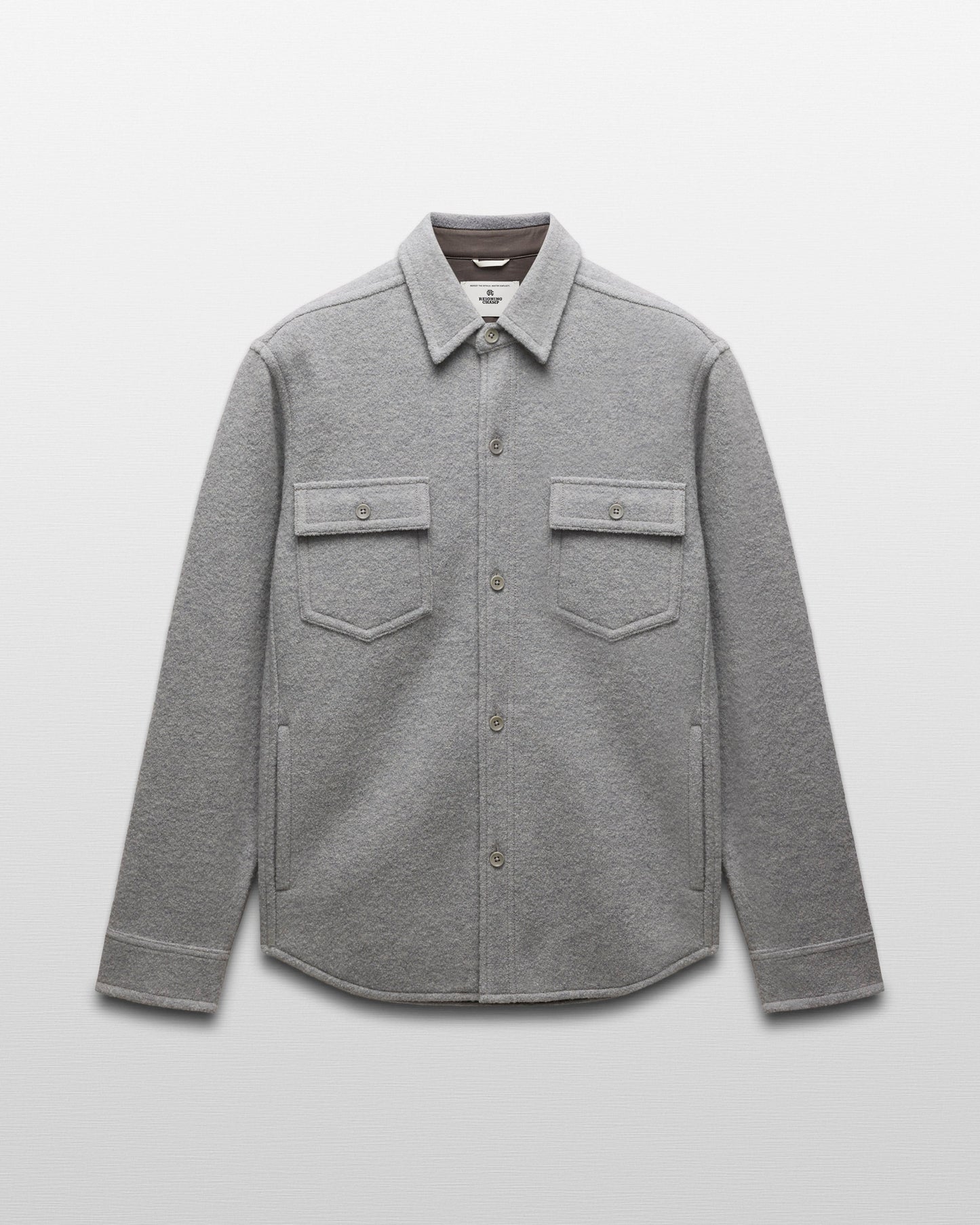 Boiled Wool Warden Overshirt