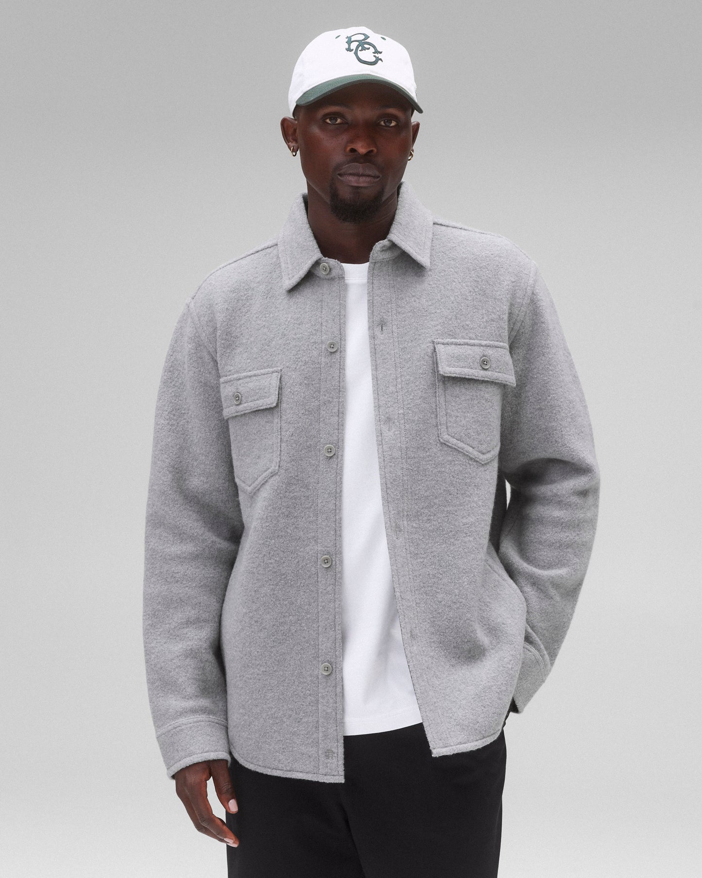 Boiled Wool Warden Overshirt