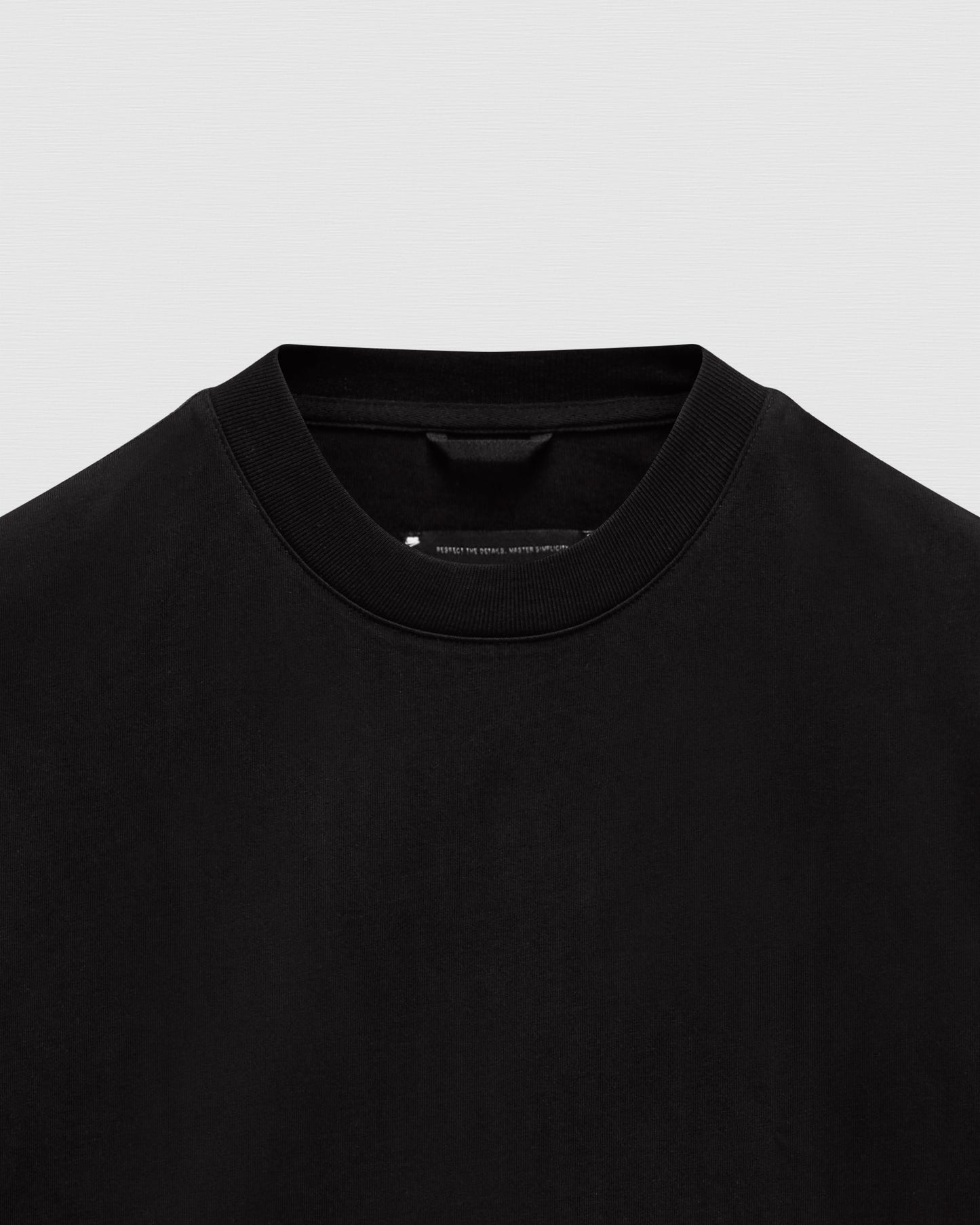 Kyoto Black Midweight Jersey Standard T-Shirt