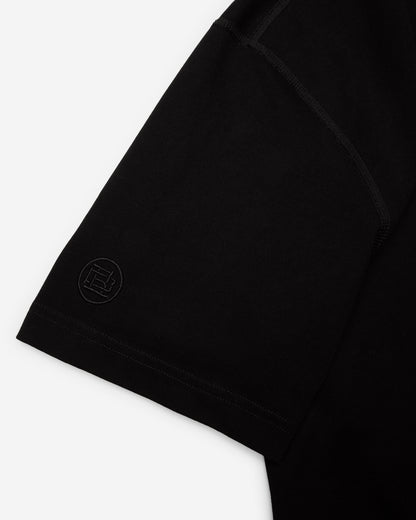 Kyoto Black Midweight Jersey Standard T-Shirt