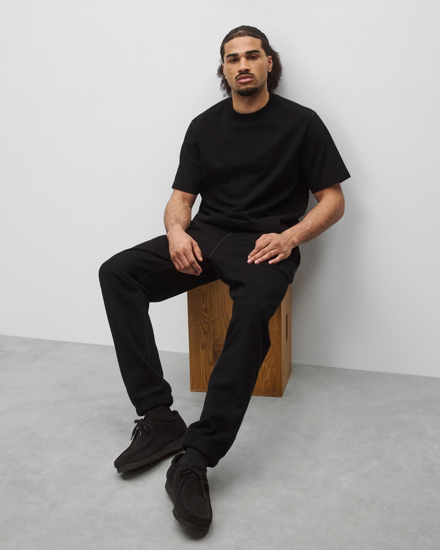 Kyoto Black Midweight Jersey Standard T-Shirt