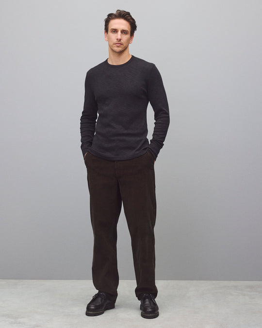 1x1 Slub Slim Long Sleeve