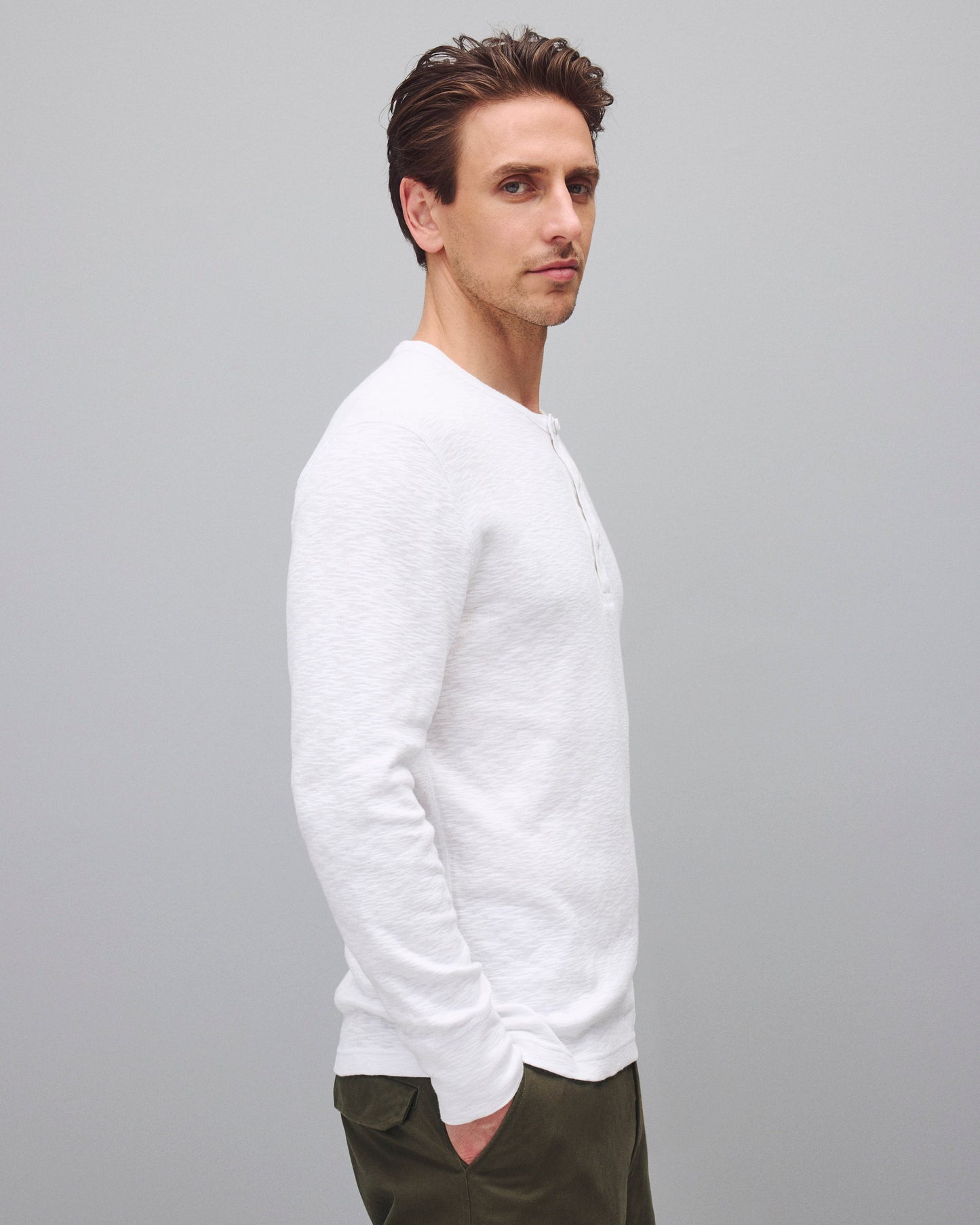 1X1 Slub Slim Henley