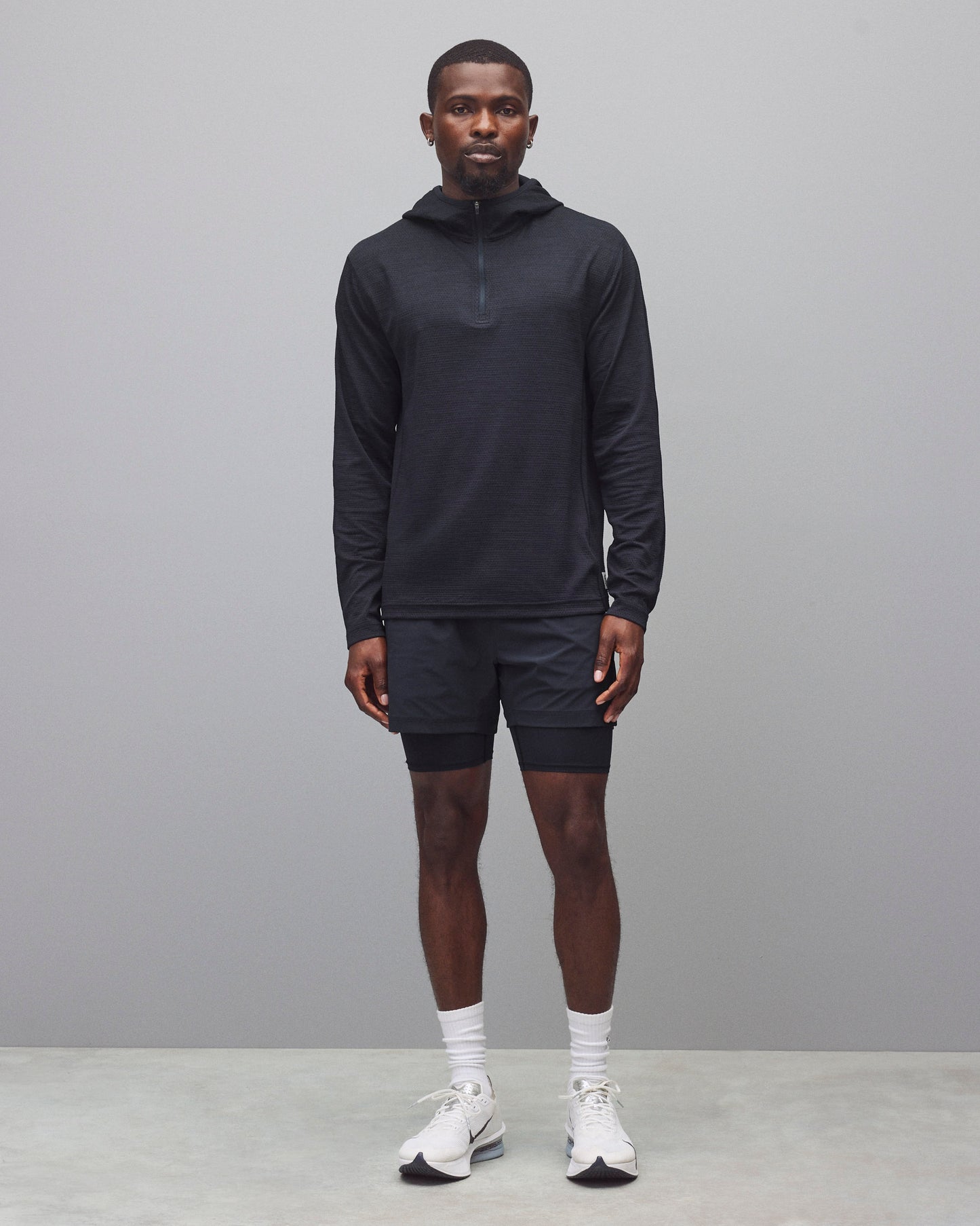 Solotex Mesh Tiebreak Standard Quarter Zip Hoodie