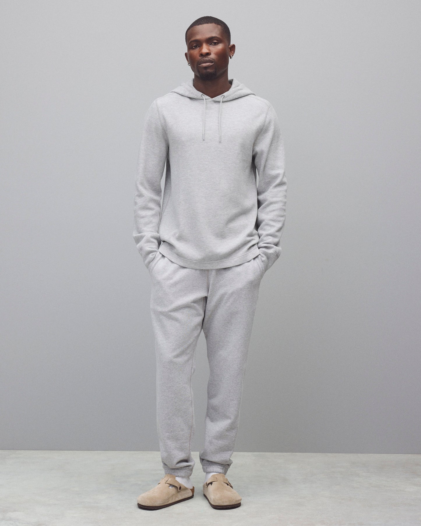 Lightweight Waffle Standard Hoodie