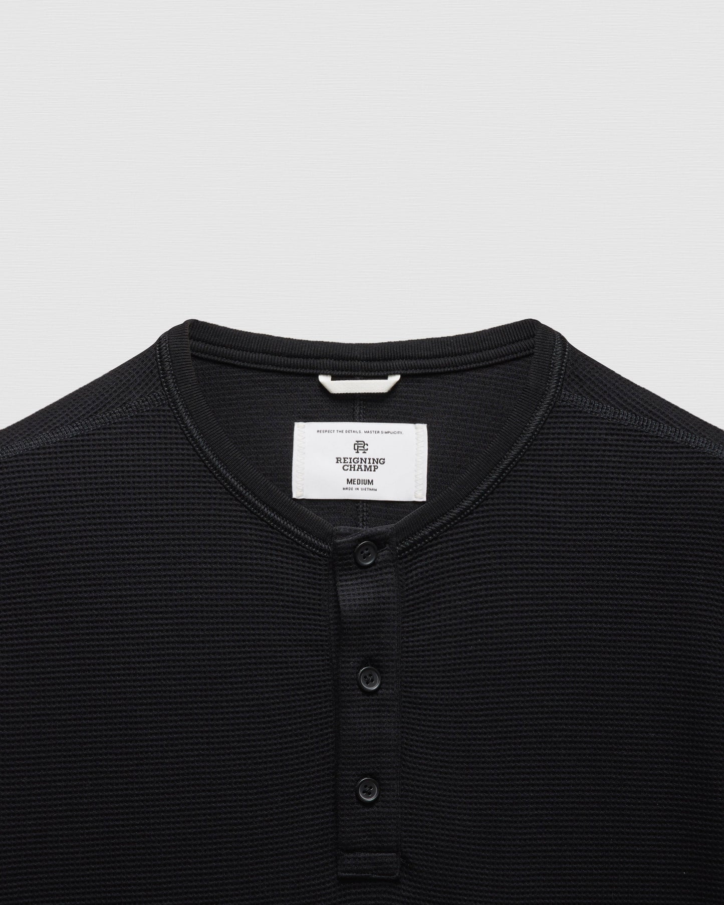 Lightweight Waffle Standard Henley
