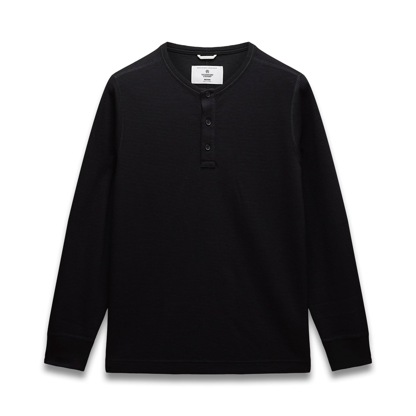 Lightweight Waffle Standard Henley