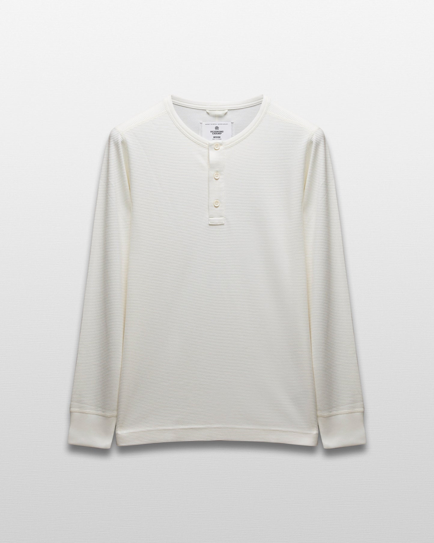Lightweight Waffle Standard Henley