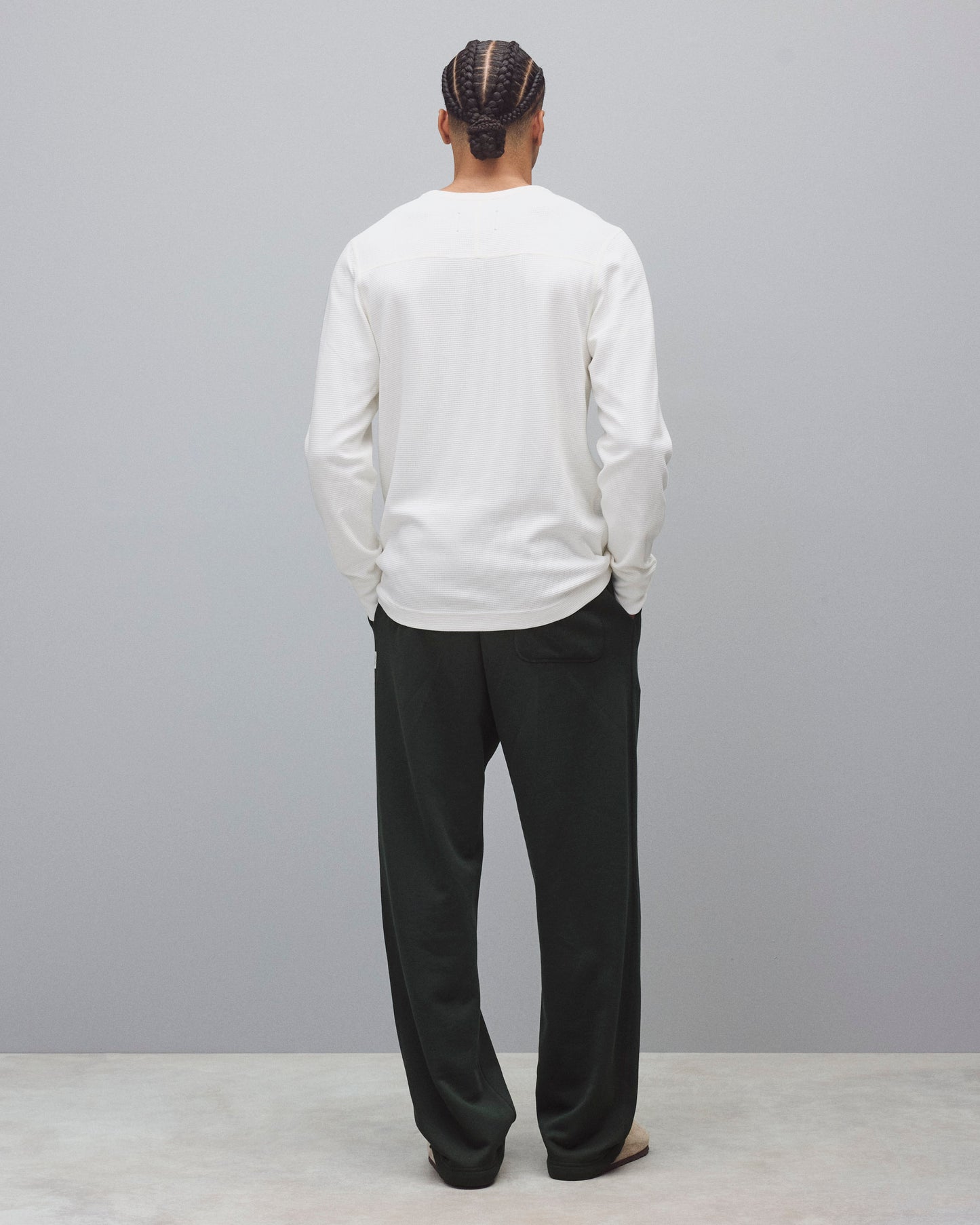 Lightweight Waffle Standard Henley