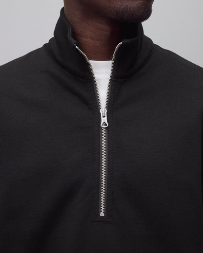 Midweight Terry Standard Half Zip Sweatshirt