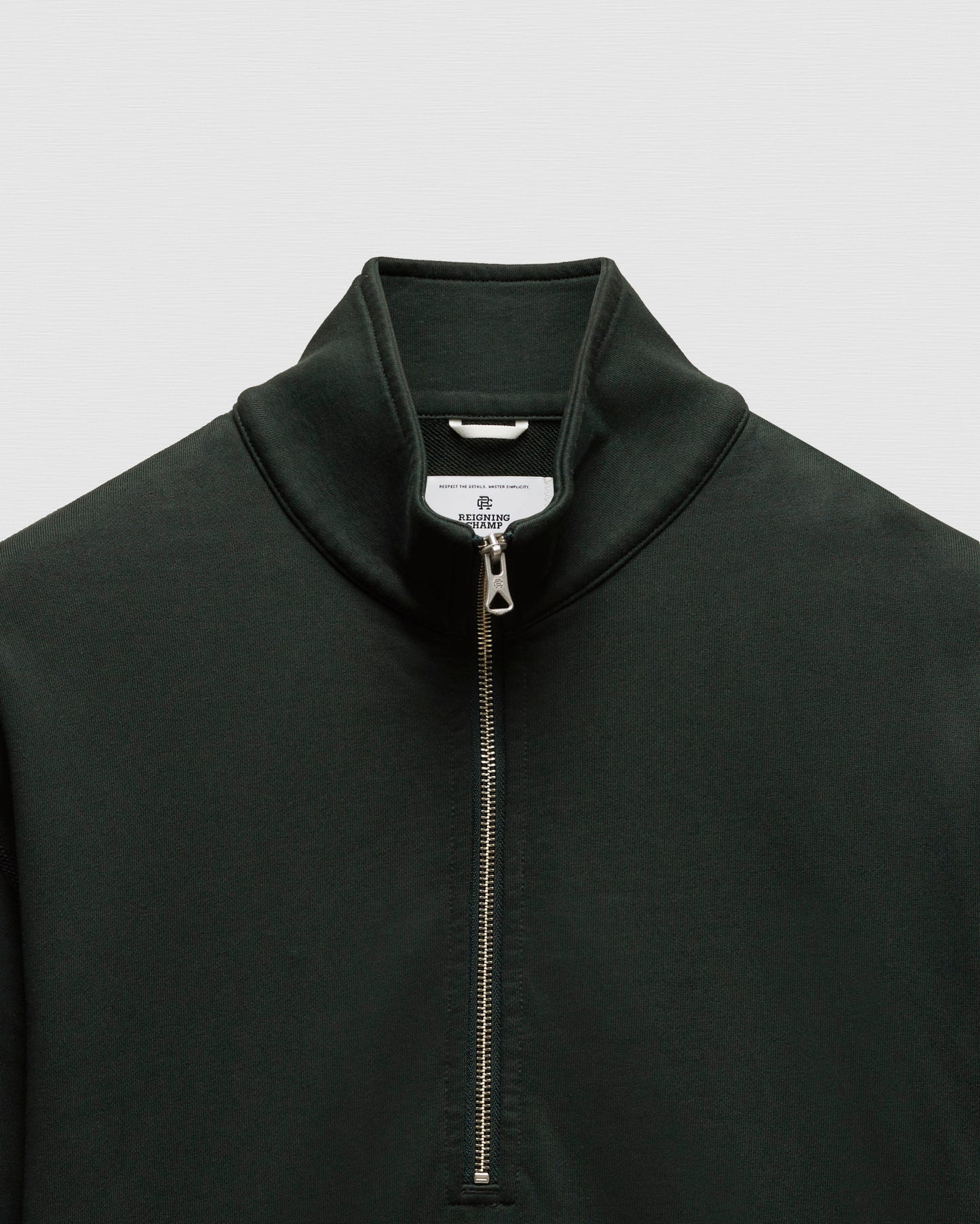 Midweight Terry Standard Half Zip Sweatshirt
