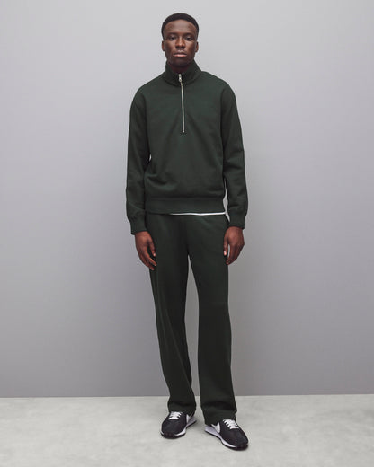 Midweight Terry Standard Half Zip Sweatshirt