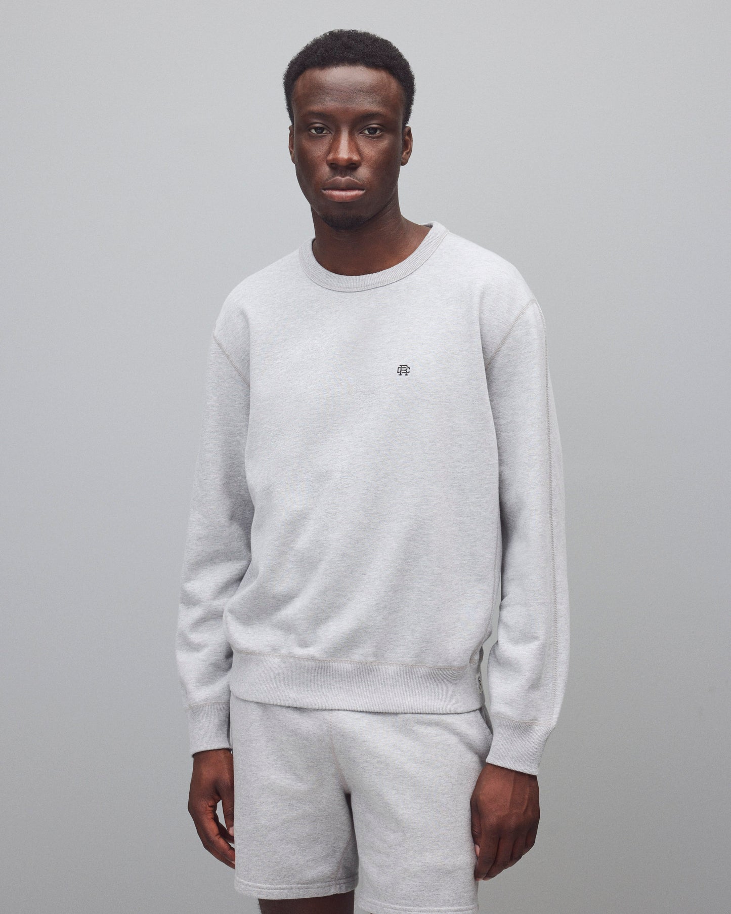 Midweight Terry Monogram Standard Crewneck