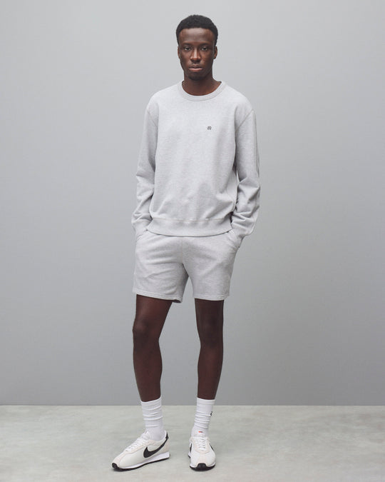 Midweight Terry Monogram Standard Crewneck