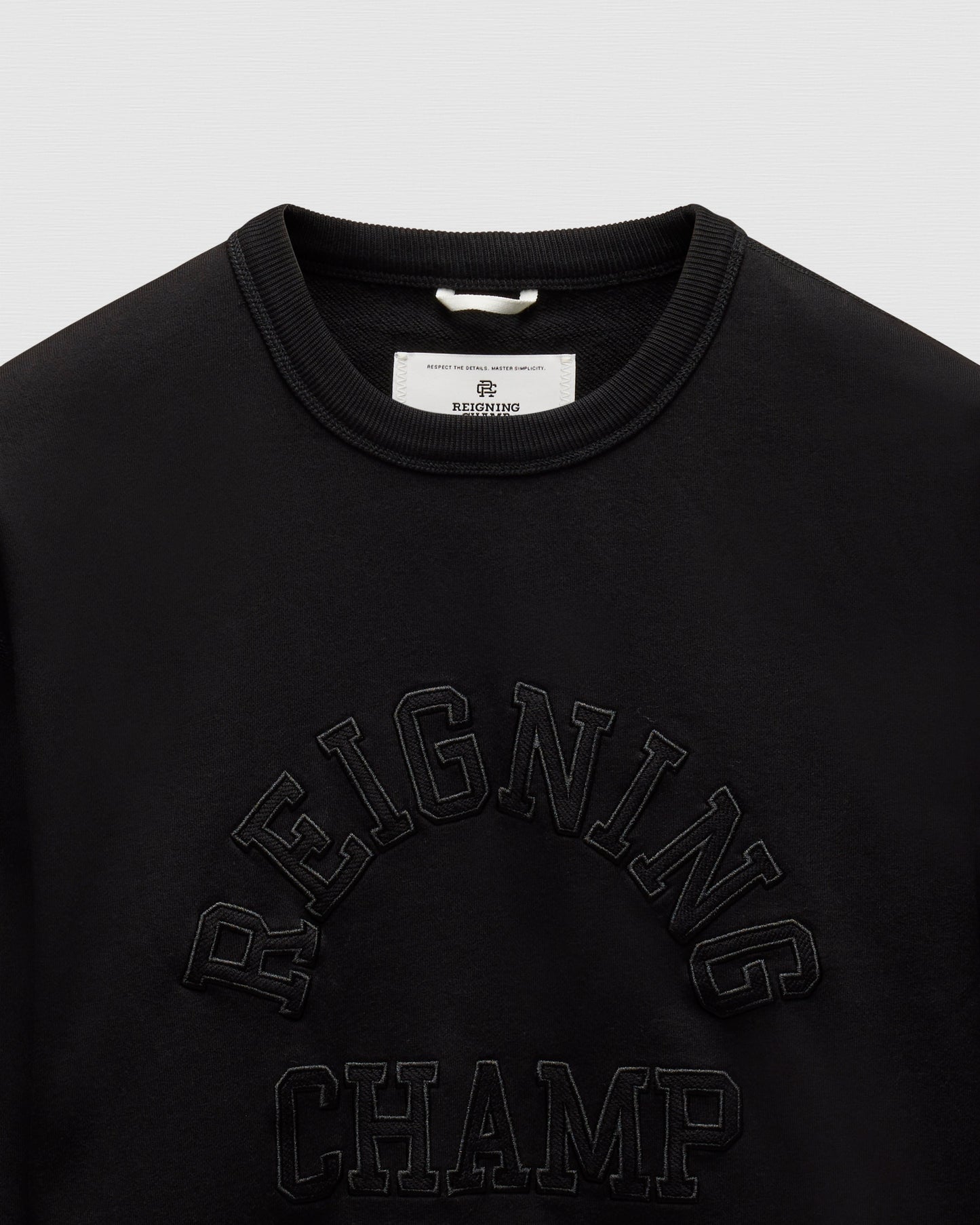 Midweight Terry Arch Logo Standard Crewneck