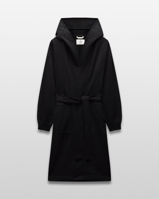 Midweight Terry Logo Relaxed Hooded Robe