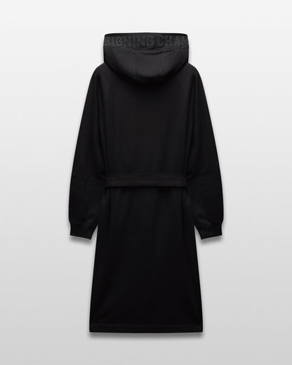 Midweight Terry Logo Relaxed Hooded Robe