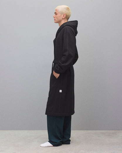 Midweight Terry Logo Relaxed Hooded Robe