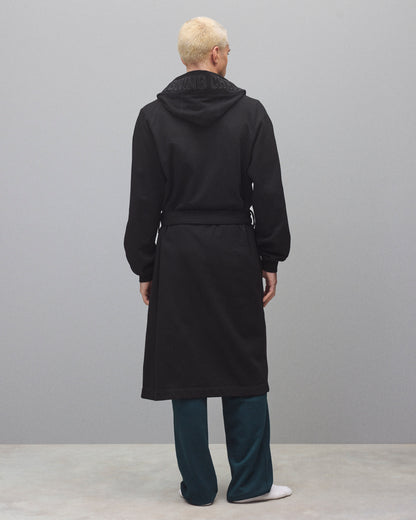 Midweight Terry Logo Relaxed Hooded Robe