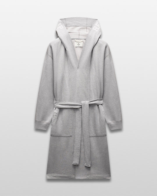 Midweight Terry Logo Relaxed Hooded Robe