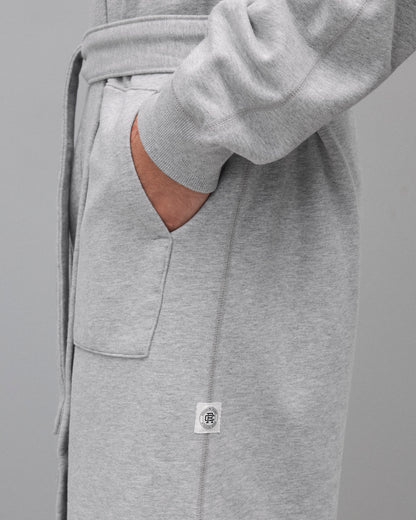 Midweight Terry Logo Relaxed Hooded Robe