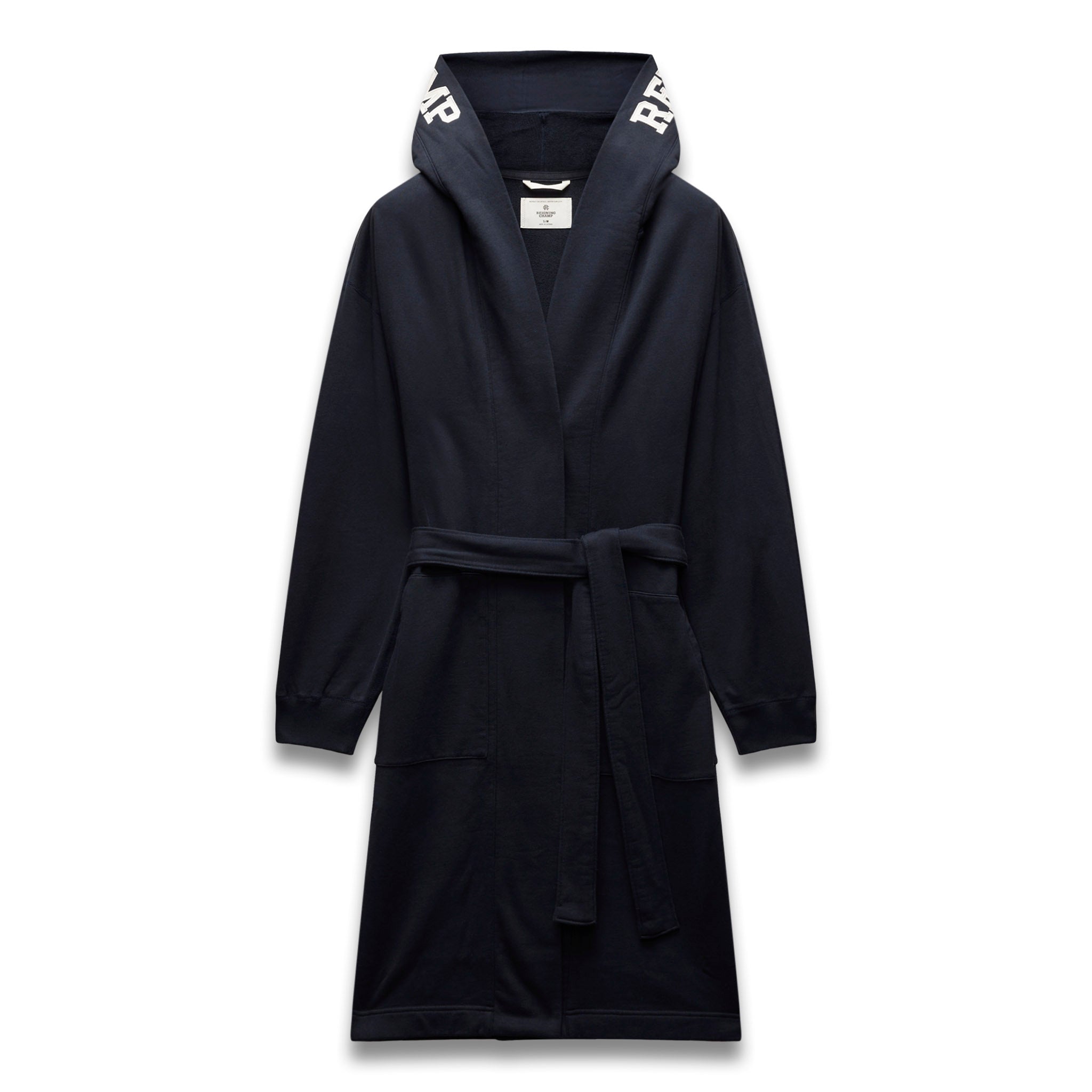 Midweight Terry Logo Relaxed Hooded Robe | Reigning Champ