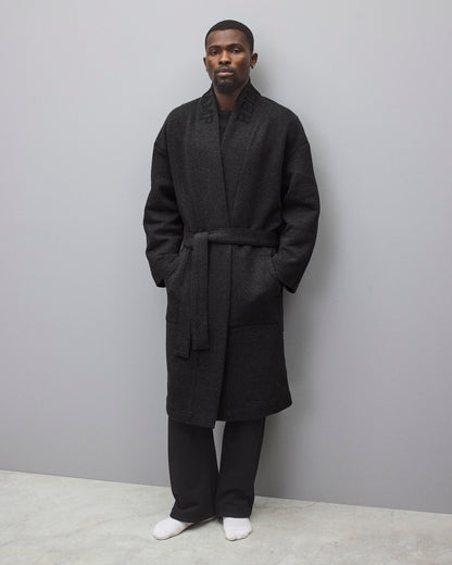 Cabin Fleece Logo Relaxed Robe