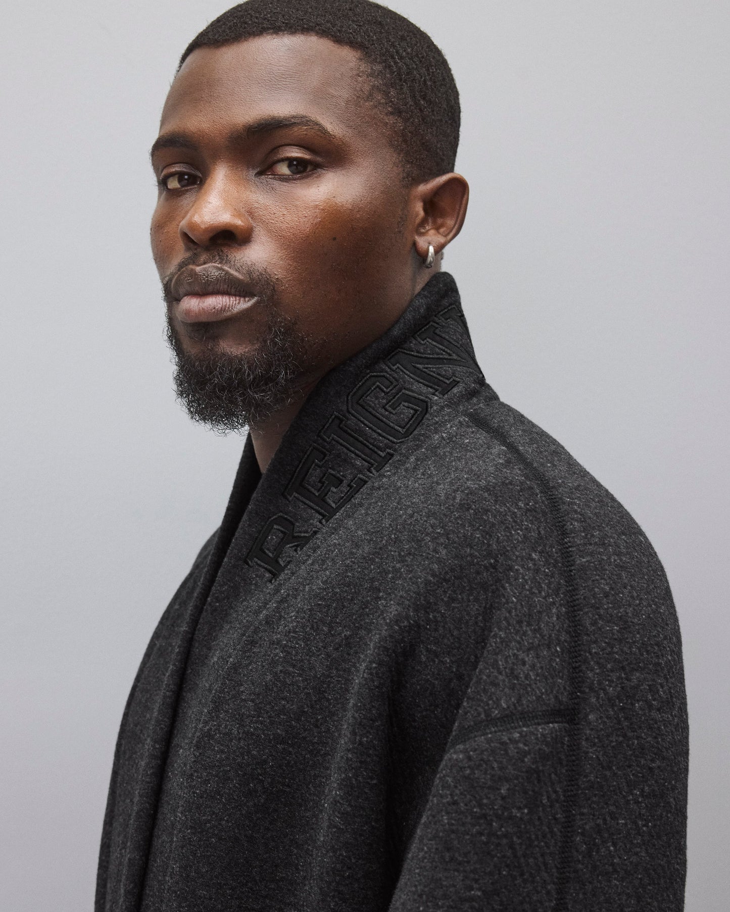 Cabin Fleece Logo Relaxed Robe